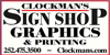 Clockman's Sign Shop, Graphics & Printing Logo