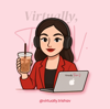 Virtually, Trisha V. Logo