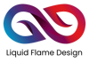 Liquid Flame Design Logo