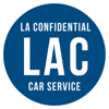 LAX Car Service by L.A Confidential Car Service Logo