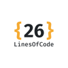 26 Lines of Code Logo