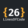 26 Lines Of Code Logo
