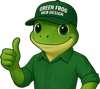 Green Frog Web Design Logo