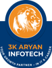 3k aryan infotech Logo