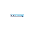 Blue Pixel Edge Logo