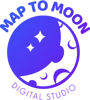 Map to Moon Digital Studio Logo