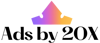 Ads by 20X Logo