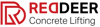 Red Deer Concrete Lifting Logo