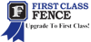 First Class Fence Logo