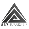 837 Comunicación y Publicidad Logo
