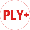 PLY+ Research and Studio Logo