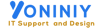 YONINIY-IT Support and Design Logo