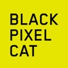 Black Pixel Cat Logo