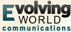 Evolving World Communications. Logo