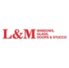 L&M Windows, Glass, Doors & Stucco Logo