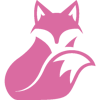 Pink Fox Web Design Logo