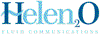 Helen2o: Fluid Communications Logo