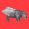 Flying hippo Logo