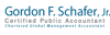 Gordon F. Schafer, Jr., CPA, CGMA Logo