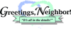 Greetings, Neighbor! Logo