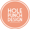 Hole Punch Design Logo