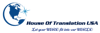 House of Translation USA Logo