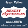 REALTY EXECUTIVES ACCLAIMED Jason Catton Realtor Broker Owner Logo