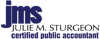 Julie M. Sturgeon, CPA Logo