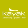 kayak advertising Logo