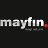 mayfin. Logo