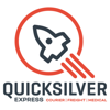 Quicksilver Express Courier Logo