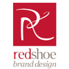 Red Shoe Brand Design Logo
