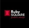 Ruby Square Graphic Design Logo
