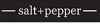 S A L T + P E P P E R design Logo
