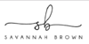 Savannah Brown Photography Logo