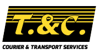 T&C Courier and Transport Services Logo