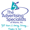 The Advertising Specialists of Maine Logo