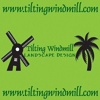 Tilting Windmill Landscape Design Logo