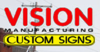VISION CUSTOM SIGNS LLC Logo