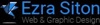 Ezra Siton - Web & Graphic design Logo