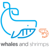 Whales and Shrimps Agency Logo