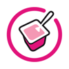 Yogur de fresa Logo
