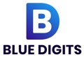 Blue Digits Logo