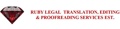 Ruby Legal Translation Services Logo