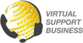 Virtual Support Business Logo