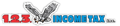 123 INCOME TAX Logo