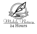 Mobile Notary 24hrs Logo