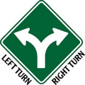Left Turn Right Turn Logo