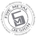 Five Metal Design, by P&D Metal Works, Inc. Logo