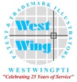 WestWing Patent & Trademark Illustrators Logo